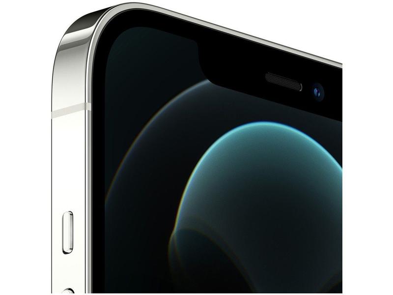 iPhone 12 Pro Max Apple 512GB Prateado 6,7” - Câm. Tripla 12MP iOS